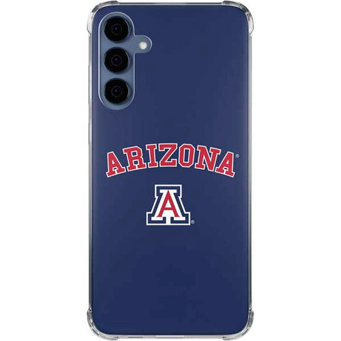 University of Arizona Primary Logo Blue Galaxy S24 Clear Case