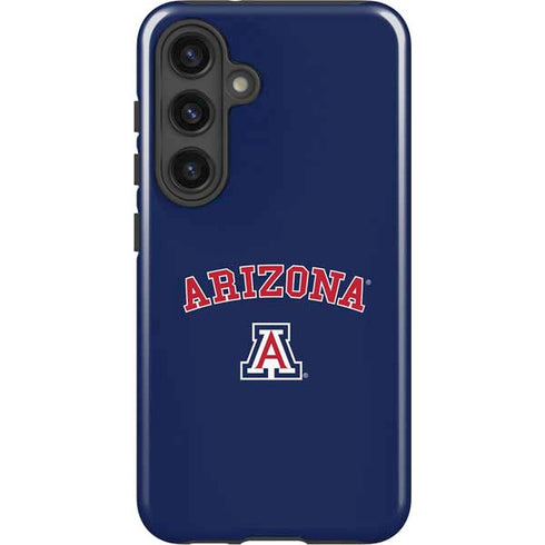 University of Arizona Primary Logo Blue Galaxy S24 Impact Case