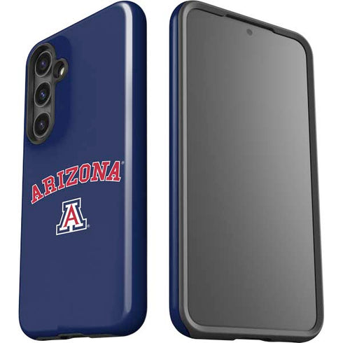 University of Arizona Primary Logo Blue Galaxy S24 Impact Case