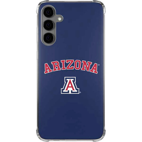 University of Arizona Primary Logo Blue Galaxy S24 Plus Clear Case
