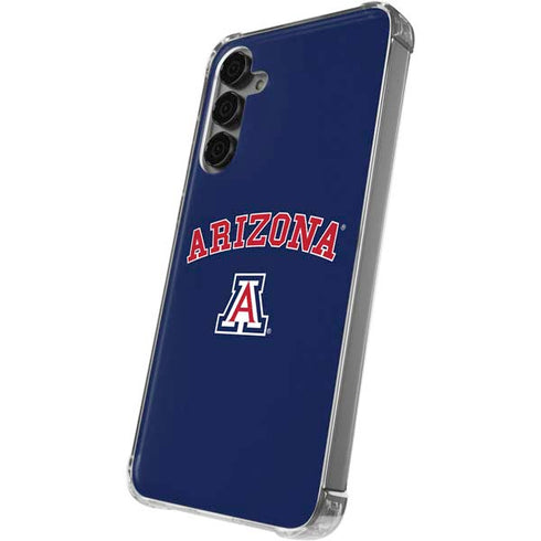 University of Arizona Primary Logo Blue Galaxy S24 Plus Clear Case