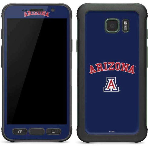 University of Arizona Primary Logo Blue Galaxy S7 Active Skin