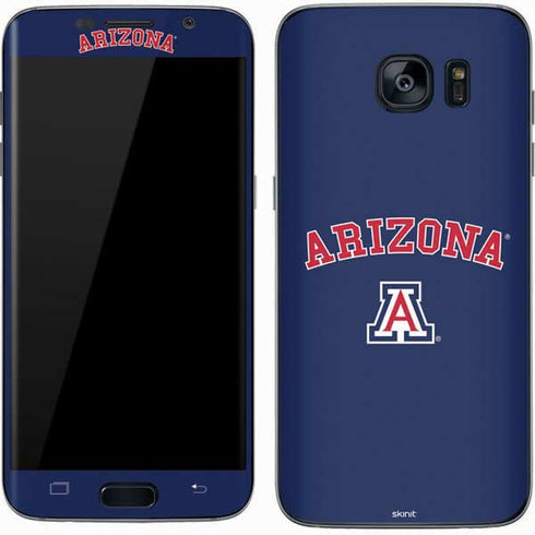 University of Arizona Primary Logo Blue Galaxy S7 Skin