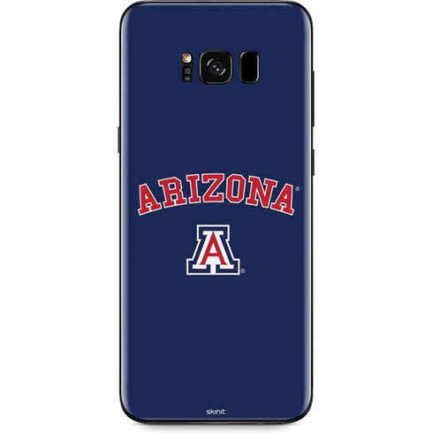 University of Arizona Primary Logo Blue Galaxy S8 Plus Skin