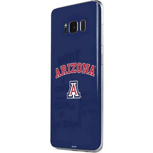 University of Arizona Primary Logo Blue Galaxy S8 Plus Skin