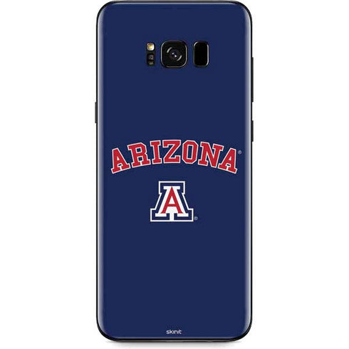 University of Arizona Primary Logo Blue Galaxy S8 Skin