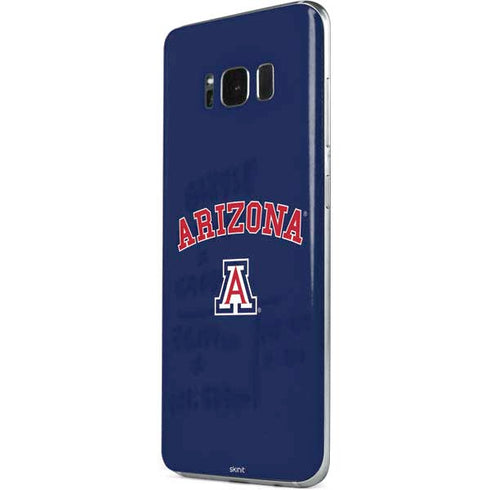 University of Arizona Primary Logo Blue Galaxy S8 Skin