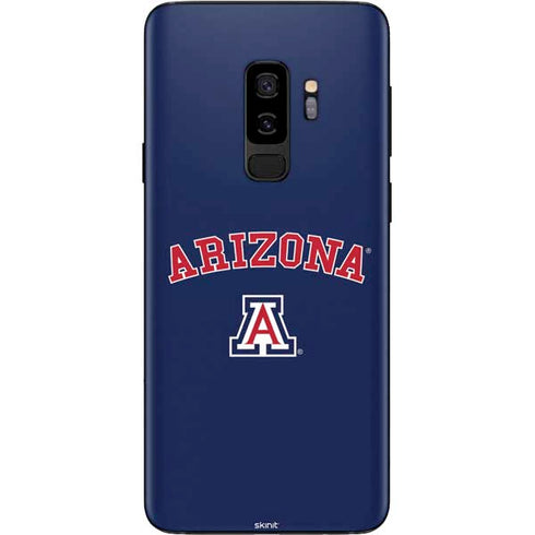 University of Arizona Primary Logo Blue Galaxy S9 Plus Skin