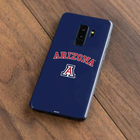 University of Arizona Primary Logo Blue Galaxy S9 Plus Skin