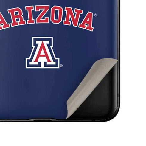 University of Arizona Primary Logo Blue Galaxy Z Flip Skin