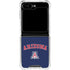 University of Arizona Primary Logo Blue Galaxy Z Flip5 5G Clear Case