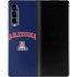 University of Arizona Primary Logo Blue Galaxy Z Fold3 5G Skin