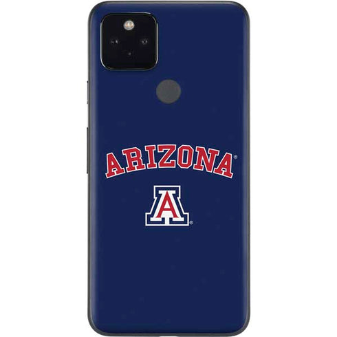 University of Arizona Primary Logo Blue Google Pixel 5a Skin