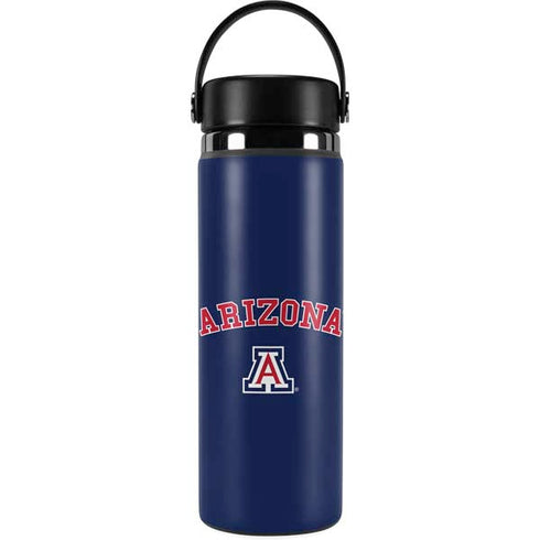 University of Arizona Primary Logo Blue Hydro Flask 20oz Wide Mouth Skin