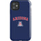 University of Arizona Primary Logo Blue iPhone 11 Impact Case
