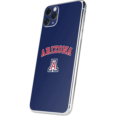 University of Arizona Primary Logo Blue iPhone 11 Pro Max Skin