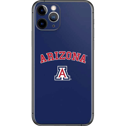 University of Arizona Primary Logo Blue iPhone 11 Pro Skin