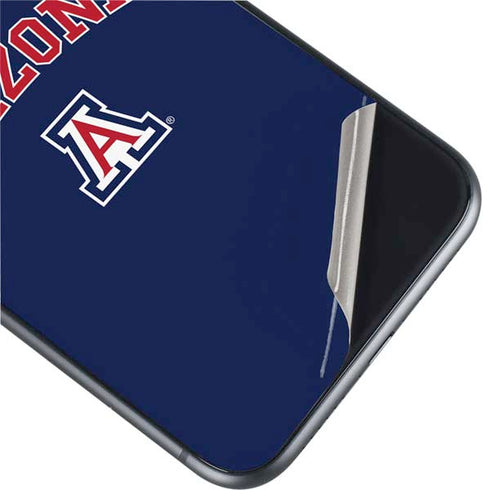 University of Arizona Primary Logo Blue iPhone 11 Skin