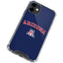 University of Arizona Primary Logo Blue iPhone 12 Clear Case