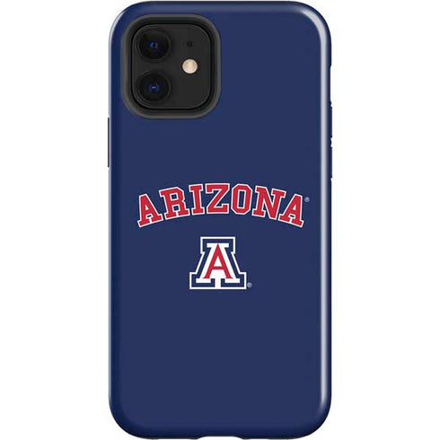 University of Arizona Primary Logo Blue iPhone 12 Impact Case
