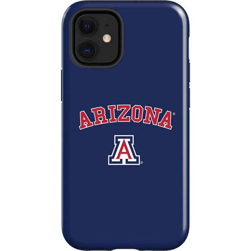University of Arizona Primary Logo Blue iPhone 12 Mini Impact Case