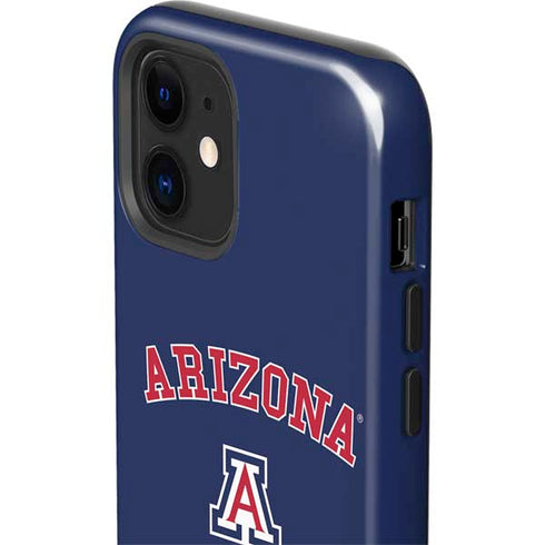 University of Arizona Primary Logo Blue iPhone 12 Mini Impact Case