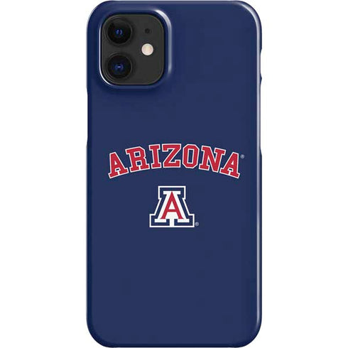 University of Arizona Primary Logo Blue iPhone 12 Mini Lite Case