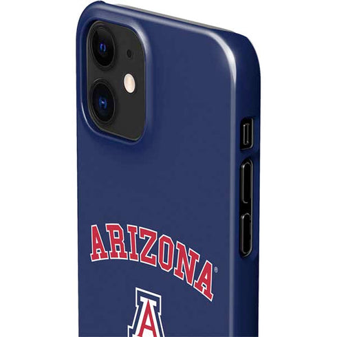University of Arizona Primary Logo Blue iPhone 12 Mini Lite Case