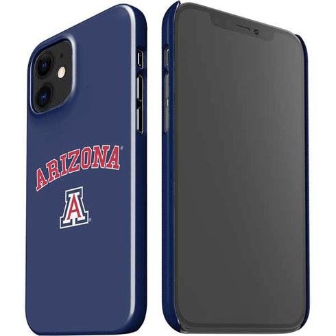 University of Arizona Primary Logo Blue iPhone 12 Mini Lite Case