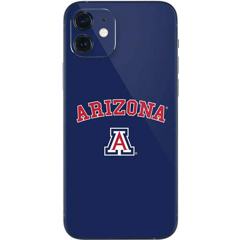 University of Arizona Primary Logo Blue iPhone 12 Mini Skin