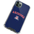University of Arizona Primary Logo Blue iPhone 12 Pro Clear Case