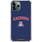 University of Arizona Primary Logo Blue iPhone 12 Pro Clear Case