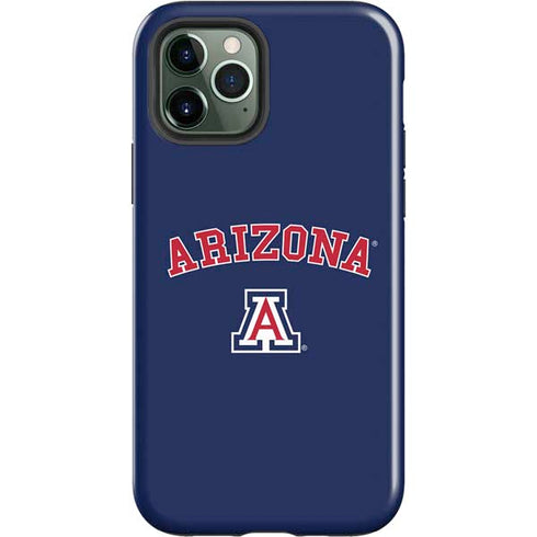 University of Arizona Primary Logo Blue iPhone 12 Pro Impact Case