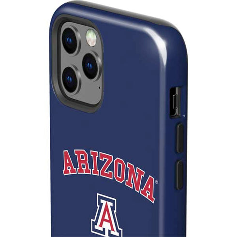 University of Arizona Primary Logo Blue iPhone 12 Pro Impact Case
