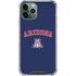 University of Arizona Primary Logo Blue iPhone 12 Pro Max Clear Case