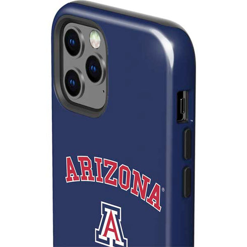 University of Arizona Primary Logo Blue iPhone 12 Pro Max Impact Case