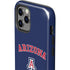 University of Arizona Primary Logo Blue iPhone 12 Pro Max Impact Case
