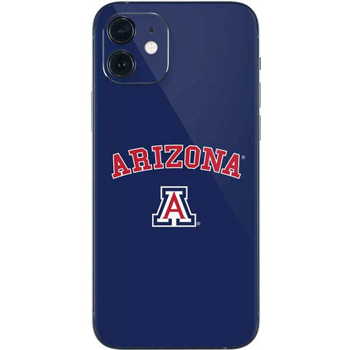 University of Arizona Primary Logo Blue iPhone 12 Skin