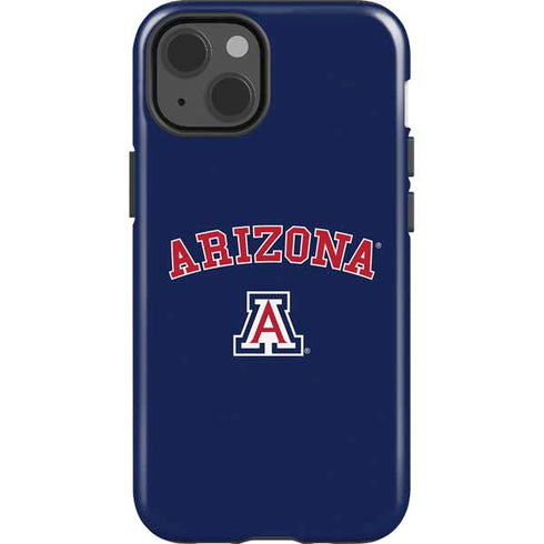 University of Arizona Primary Logo Blue iPhone 13 Impact Case