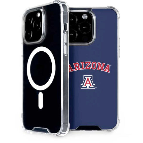University of Arizona Primary Logo Blue iPhone 13 Pro MagSafe Case