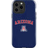 University of Arizona Primary Logo Blue iPhone 13 Pro Max Impact Case