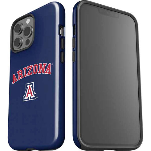 University of Arizona Primary Logo Blue iPhone 13 Pro Max Impact Case