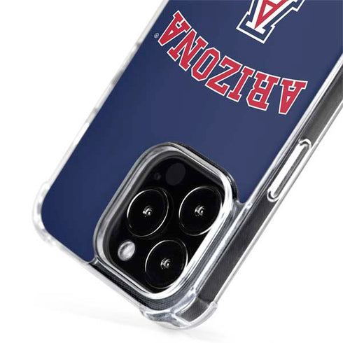 University of Arizona Primary Logo Blue iPhone 13 Pro Max MagSafe Case