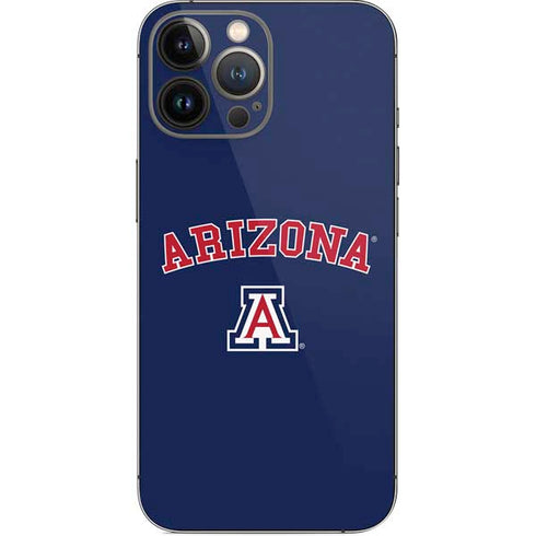 University of Arizona Primary Logo Blue iPhone 13 Pro Max Skin