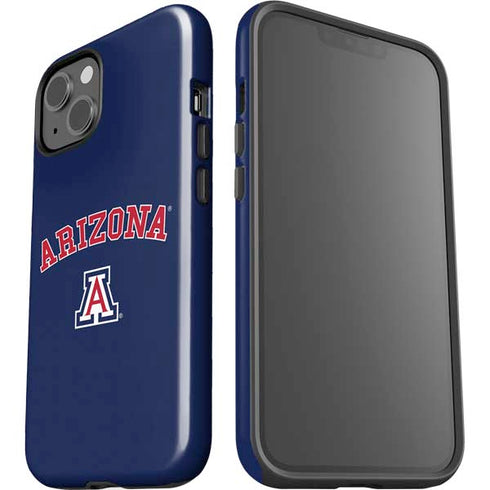 University of Arizona Primary Logo Blue iPhone 14 Impact Case