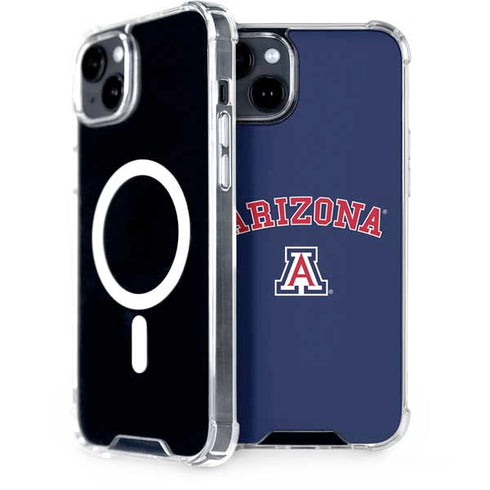 University of Arizona Primary Logo Blue iPhone 14 MagSafe Case