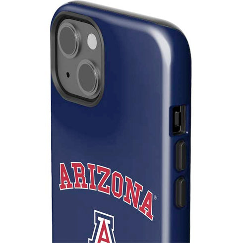 University of Arizona Primary Logo Blue iPhone 14 Plus Impact Case