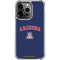 University of Arizona Primary Logo Blue iPhone 14 Pro Clear Case