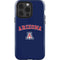 University of Arizona Primary Logo Blue iPhone 14 Pro Impact Case