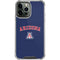 University of Arizona Primary Logo Blue iPhone 14 Pro Max Clear Case